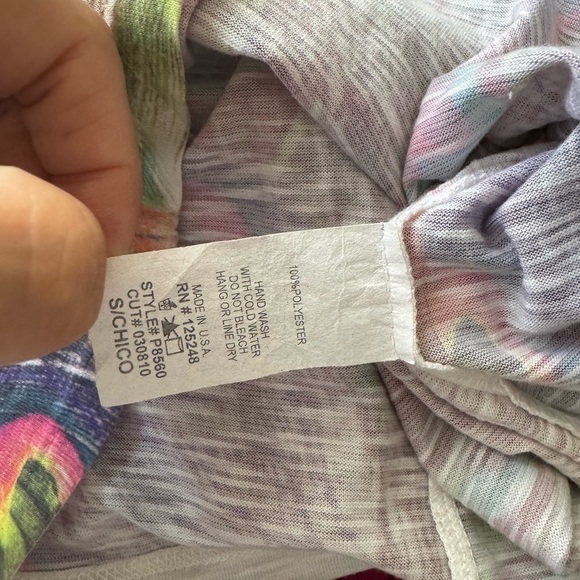 Vintage y2k Burnout Peacok floral Tunic Dress Cut out Sleeve - Picture 4 of 8